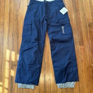 Burton Snowboard Pants Women's Size Medium Navy Blue Utility Waterproof 'Radar'